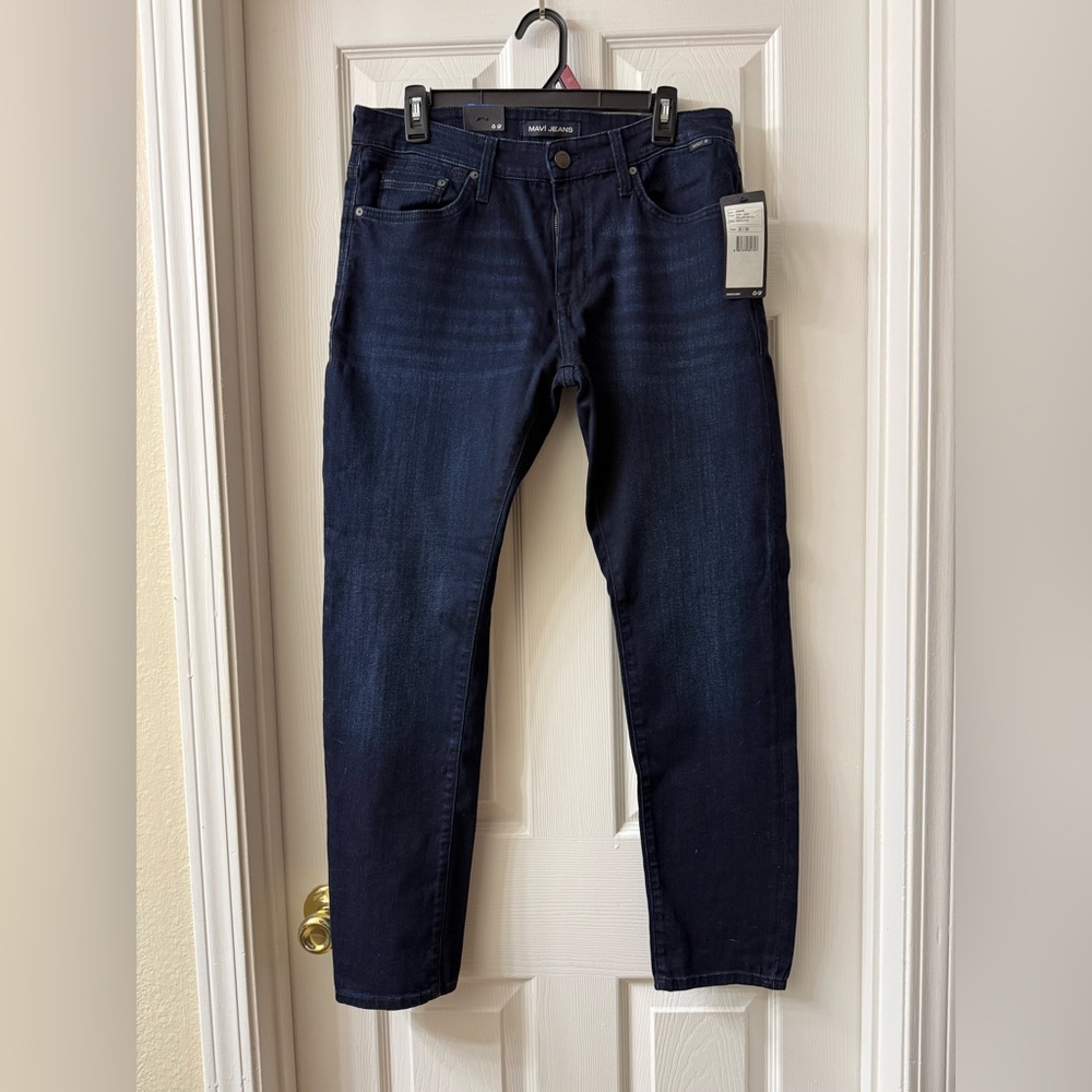 Men's Mavi Dark Blue Jeans